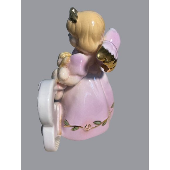 Russ Berrie Ceramic Third Birthday Angel Figurine vintage - Picture 10 of 13